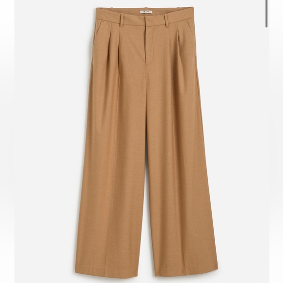 NWT The Harlow Superwide-Leg Trouser in Brushed Twill - Picture 2 of 6